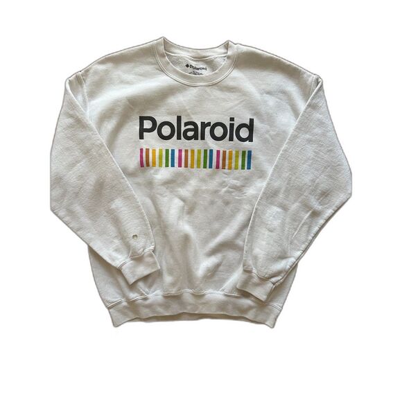 Vintage Retro Polaroid Crewneck Sweatshirt Sz. L - Picture 1 of 3